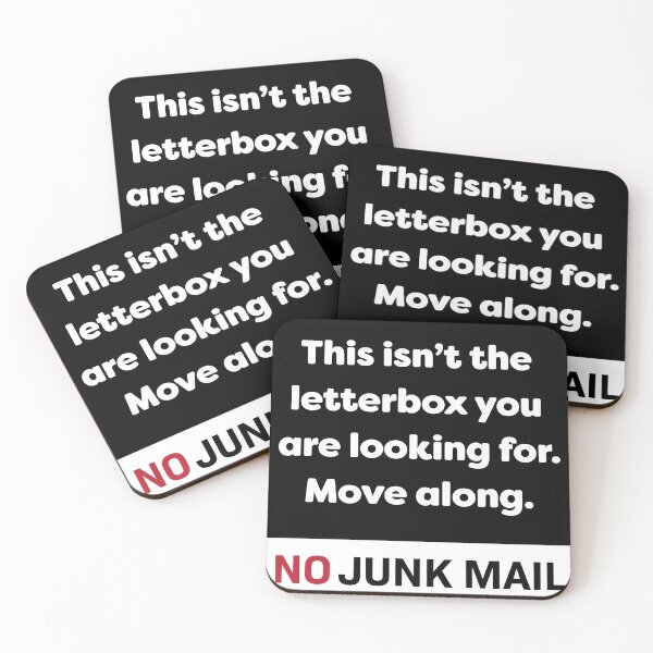 Item preview, NO Junk Mail - Obi Wan Edition designed and sold by gomichild.
