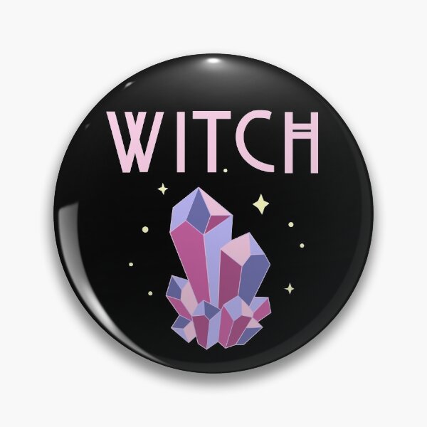 Pastel Goth Witch Pin
