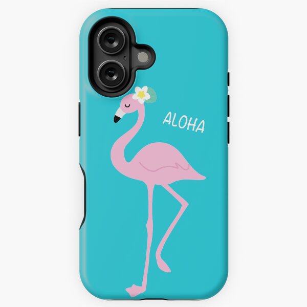 Vista previa del artículo con la obra «Aloha Flamingo», diseñado y vendido por izmb.