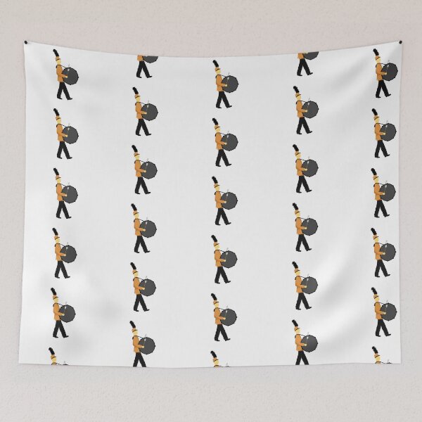 Item preview, Orange Bass Drum Marcher designed and sold by alladoodle.