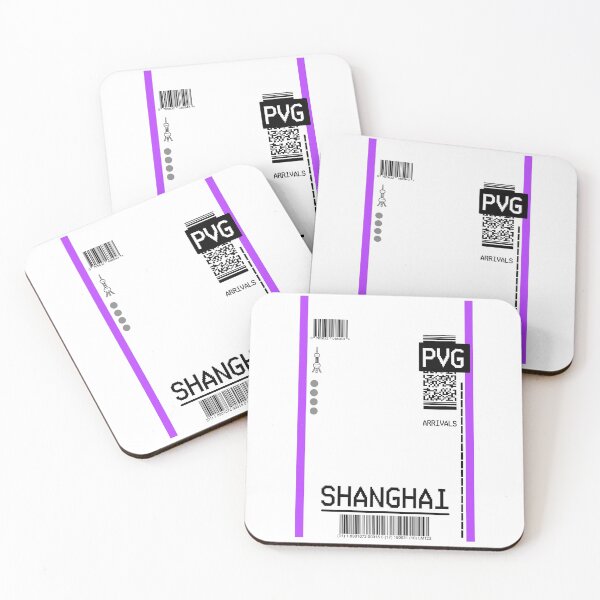 Item preview, SHANGHAI PLANE TICKET AIRPORT TAG designed and sold by Glossypop.