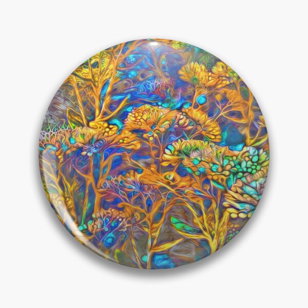 Item preview, Fantasy floral abstract digital painting... designed and sold by blackhalt.