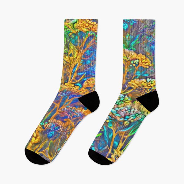 Item preview, Fantasy floral abstract digital painting... designed and sold by blackhalt.