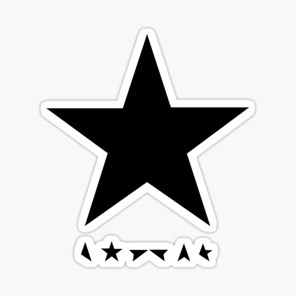 Star high quality Rebel rebel David shirt bowie Sticker