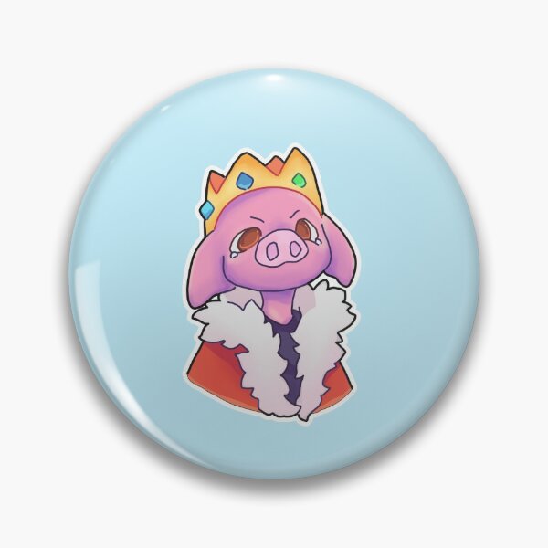Artikelvorschau, Technoblade King Pig Cute entworfen und verkauft von Lunchy Boi.