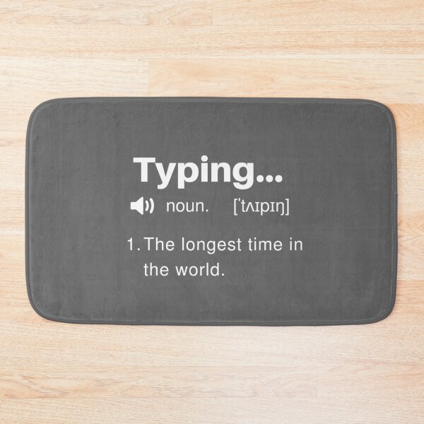 Item preview, Funny Typing Definition designed and sold by Sleepy Cat Design.