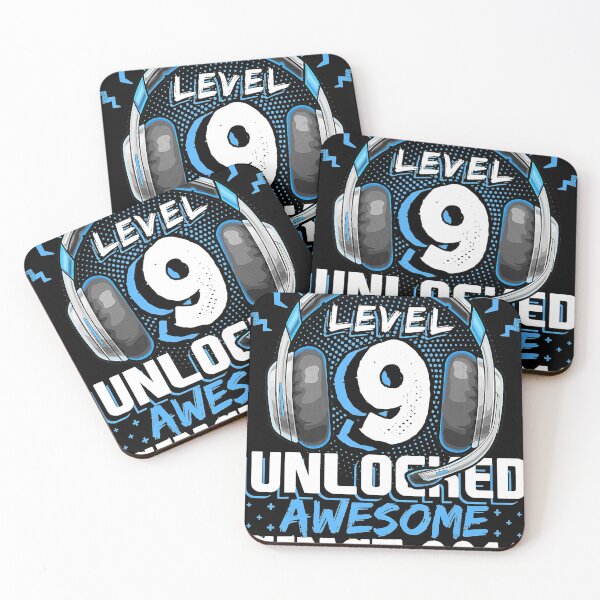 Item preview, Level 9 Unlocked Awesome 2011 Video Game 9th Birthday designed and sold by Pricehotshop.