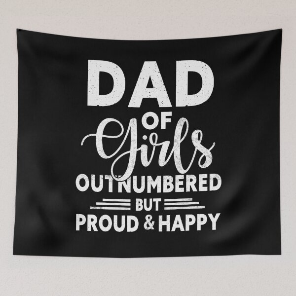 Item preview, Dad of girls OutNumbered Funny Fathers Gifts designed and sold by Simeon	 Dorelus.
