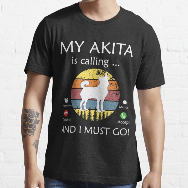 akita dog t shirts