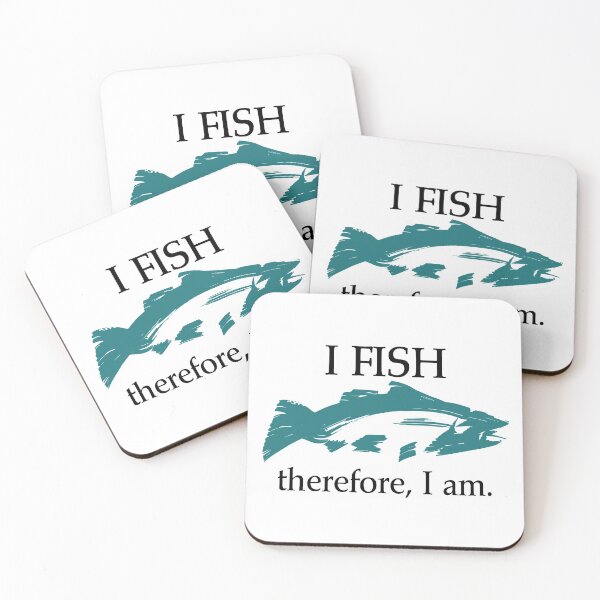 Item preview, I Fish, Therefore I am designed and sold by DaFlyinHawaiian.