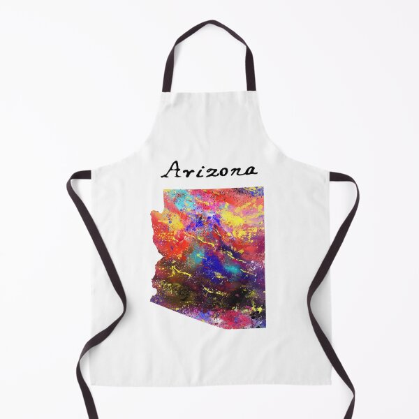 Item preview, Arizona State Map Watercolor Design designed and sold by vividpixelusa.