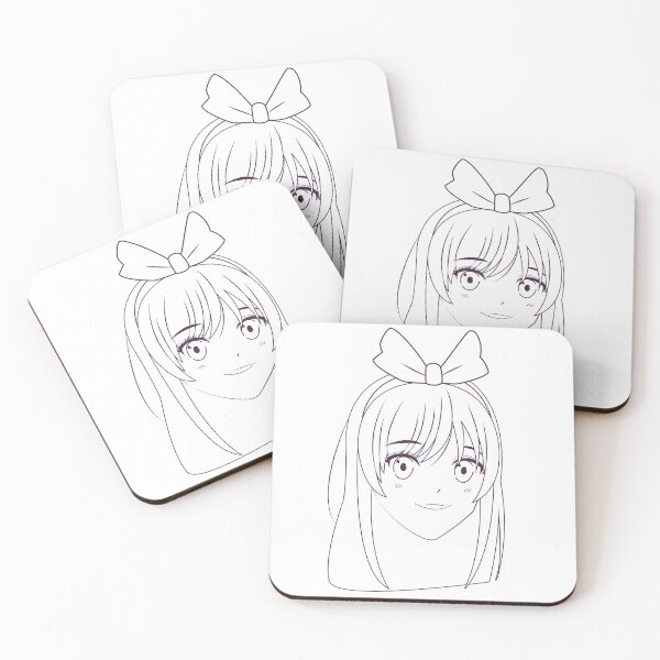 Item preview, Cute Amine Girl designed and sold by LakesCollective.