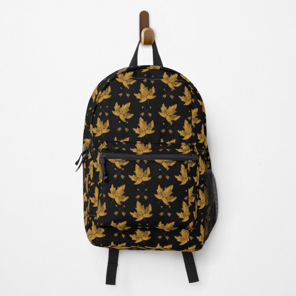 Item preview, Black arrow golden maple leaf pattern gift design designed and sold by Michael Schmidt.