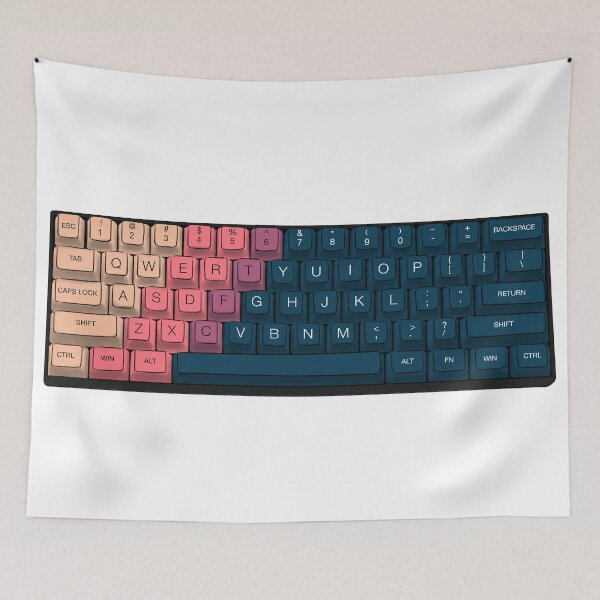 Item preview, Mechanical Keyboard - SA Vilebloom designed and sold by froggo tees.