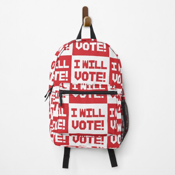Item preview, I Will Vote! In Red and White designed and sold by Neil Feigeles.