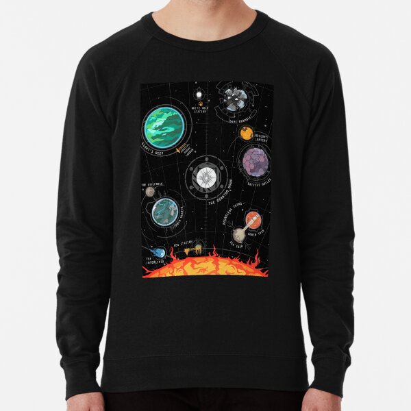 Outer Wilds System Lightweight Sweatshirt