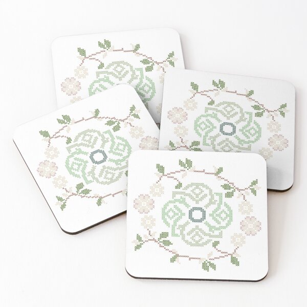 Item preview, Floral Mandala Green designed and sold by StitchyWitchy.