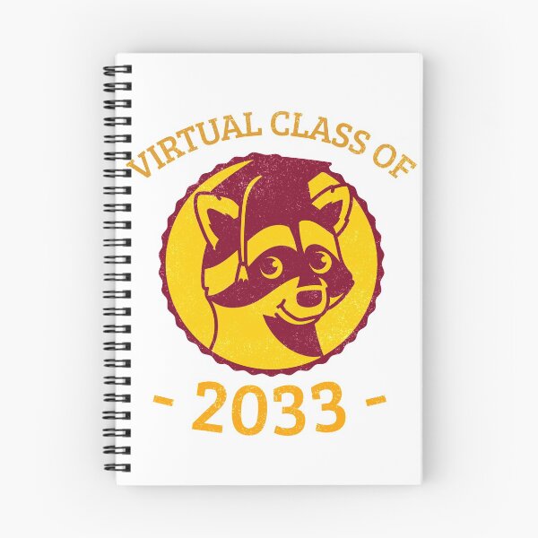 Item preview, Virtual class of 2033 graduating cute raccoon designed and sold by GoodyLeo.