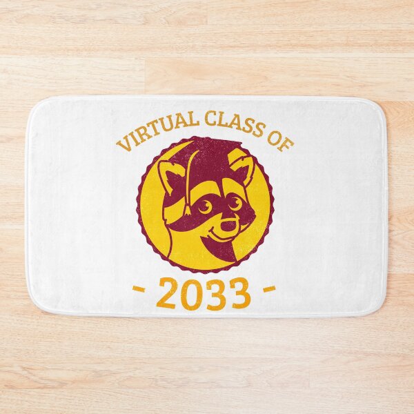 Item preview, Virtual class of 2033 graduating cute raccoon designed and sold by GoodyLeo.