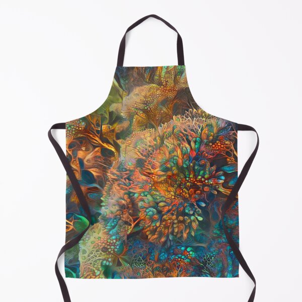 Item preview, Abstraction of colorful underwater tropical coral reef designed and sold by blackhalt.
