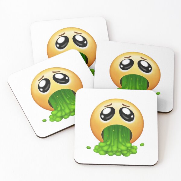 Item preview, Melting Pleading Eyes Puke Emoji designed and sold by Ed-donkulous.