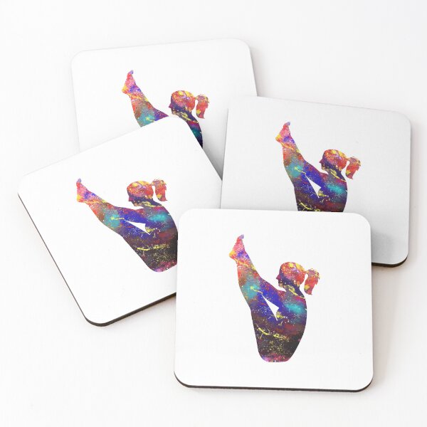 Item preview, Boat With Thighs To Chest Yoga Pose Watercolor Design designed and sold by vividpixelusa.