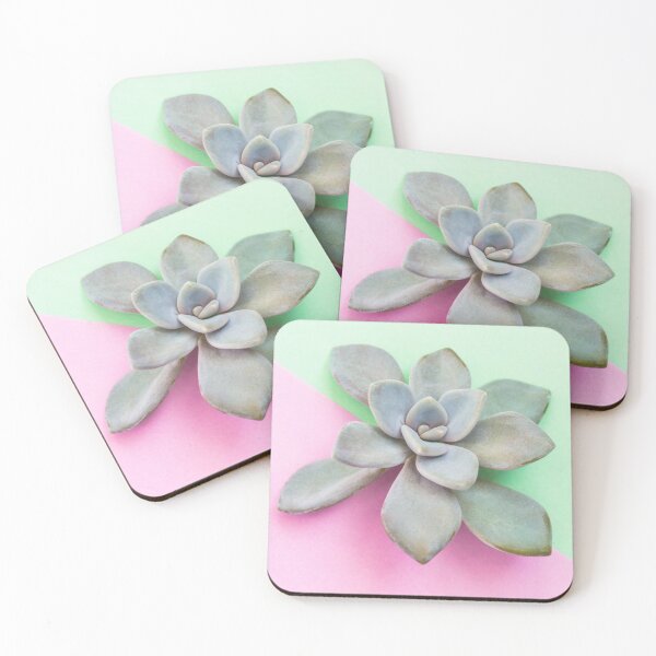 Item preview, Pink Green Single Succulent designed and sold by AliCaliDesigns.