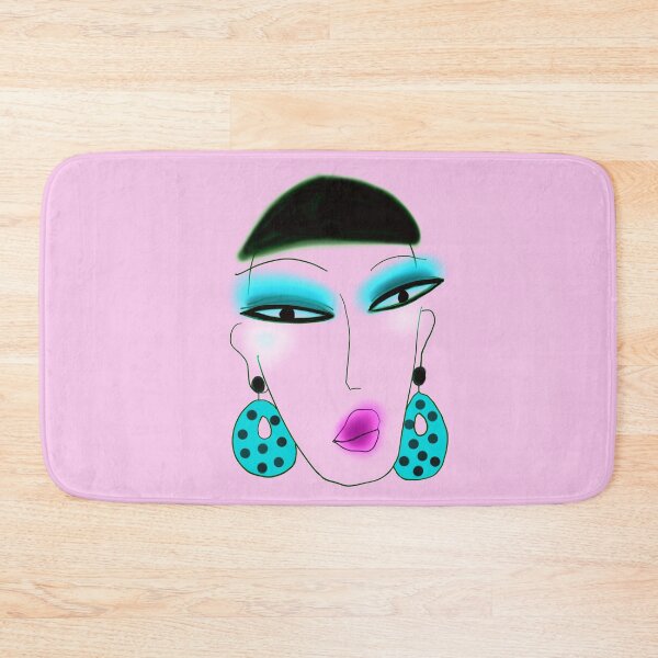 Item preview, Girl with Turquoise Earrings 2 designed and sold by Norma Linda Ventura.
