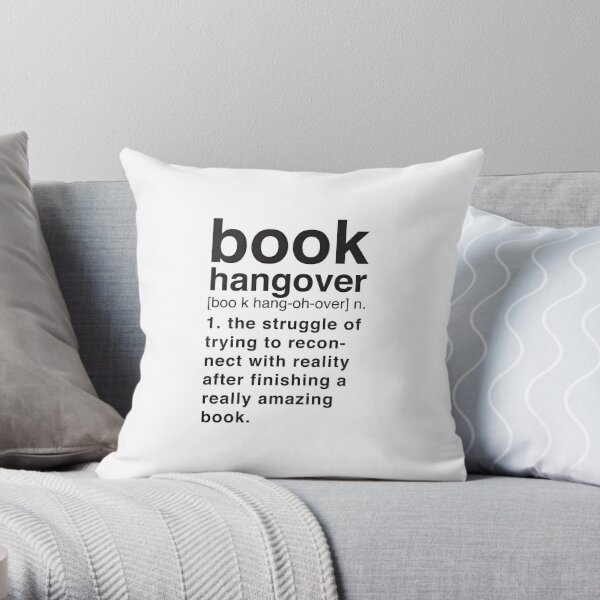 book-hangover-meaning-throw-pillow-for-sale-by-jesskr-redbubble