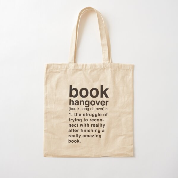 "Book Hangover Meaning" Tote Bag for Sale by JessKR Redbubble