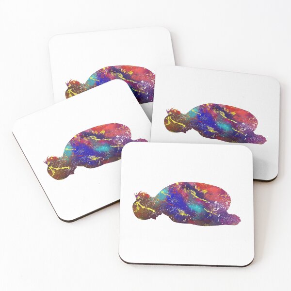 Item preview, Child's Pose Yoga Pose Watercolor Design designed and sold by vividpixelusa.