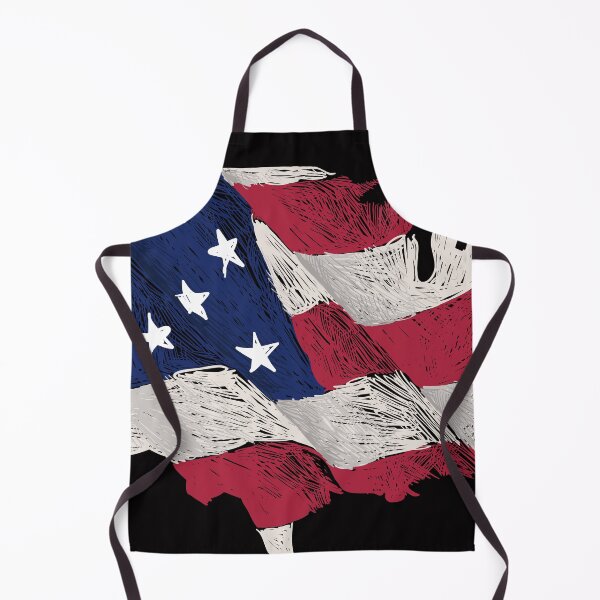 Item preview, Crayon Sketched American Flag designed and sold by GlobalWardrobe.