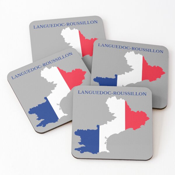 Item preview, Languedoc-Roussillon Map, French Region designed and sold by marosharaf.
