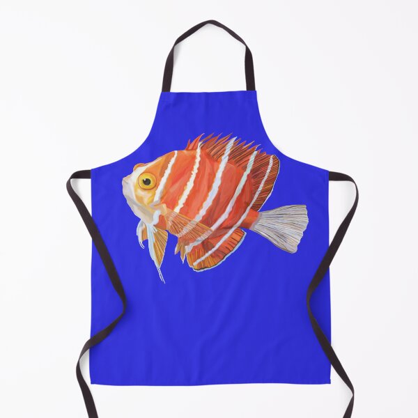 Item preview, Watercolor Striped Angelfish designed and sold by Deborah Camp.