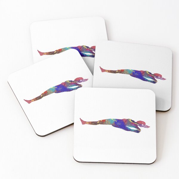 Item preview, Extended Supine Hand To Toe Yoga Pose Watercolor Design designed and sold by vividpixelusa.