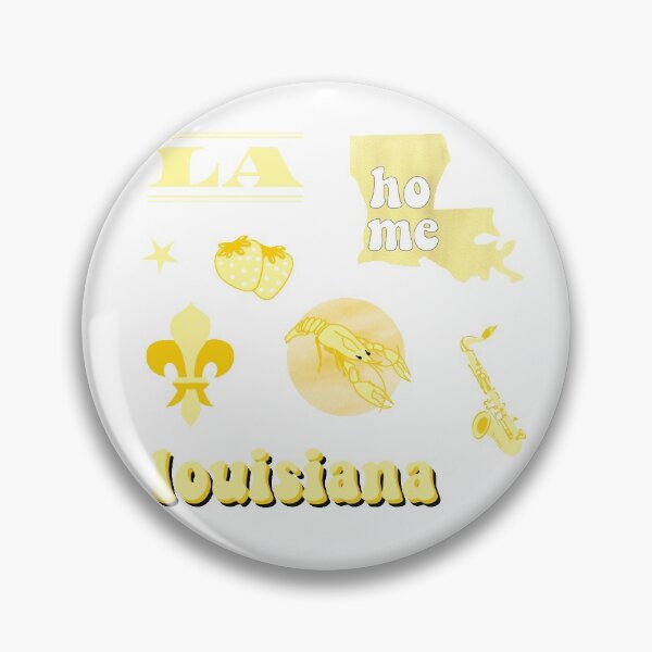 Item preview, Light Yellow Watercolor Louisiana US State Pack designed and sold by The-Goods.