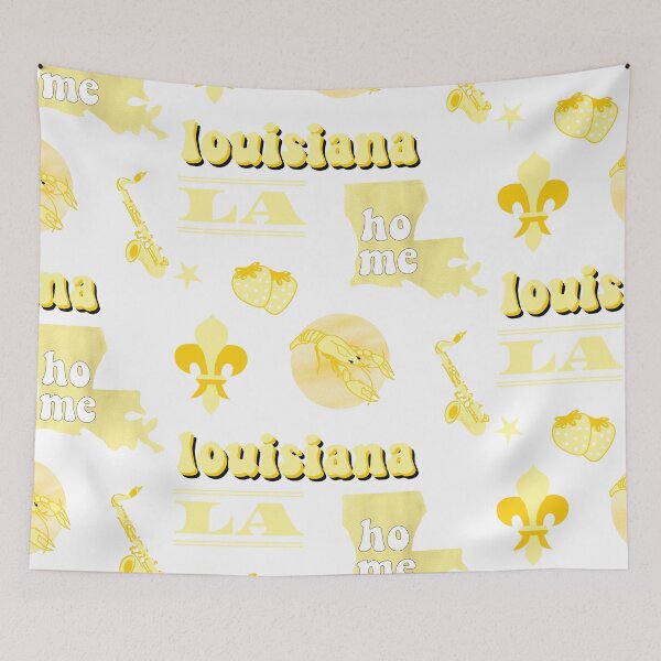 Item preview, Light Yellow Watercolor Louisiana US State Pack designed and sold by The-Goods.