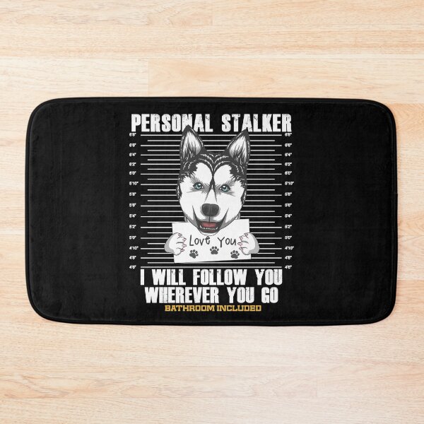 Item preview, Funny Stalker Husky Cartoon Art designed and sold by MrEddie10.