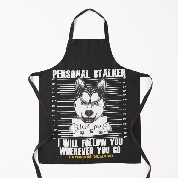 Item preview, Funny Stalker Husky Cartoon Art designed and sold by MrEddie10.