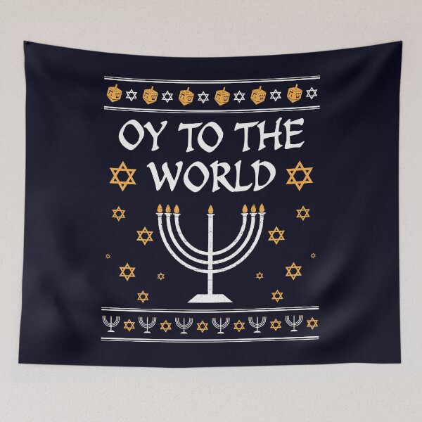 Item preview, Oy to the World Hanukkah designed and sold by mmos.