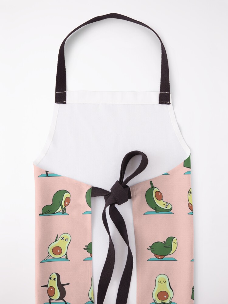Alternate view of Avocado Yoga in Pink Apron