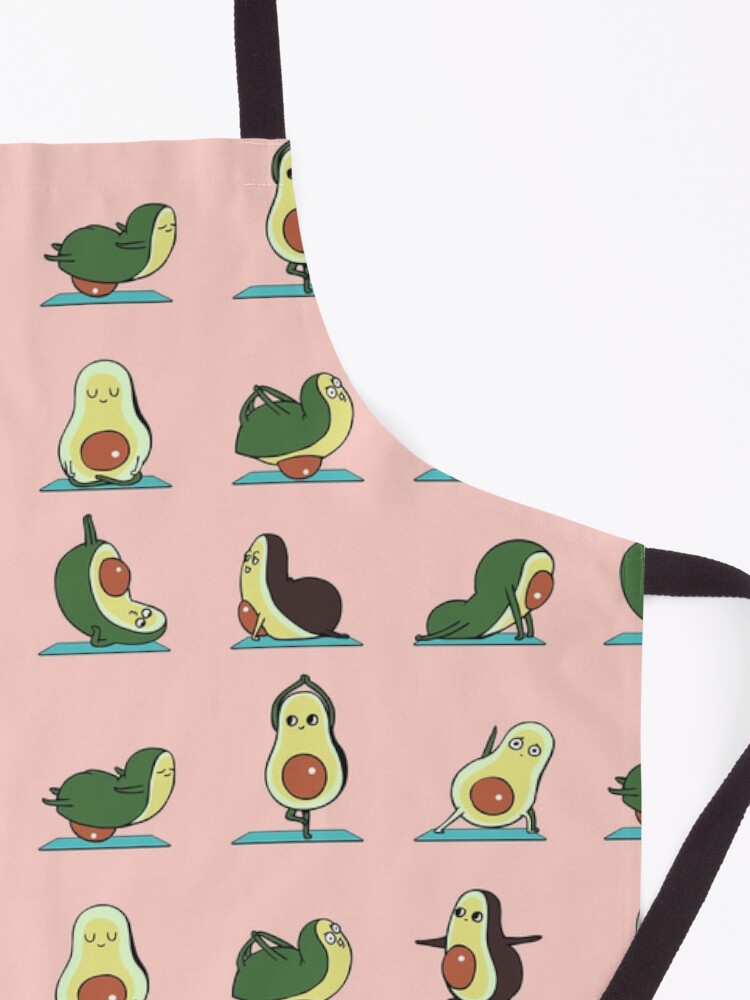 Alternate view of Avocado Yoga in Pink Apron