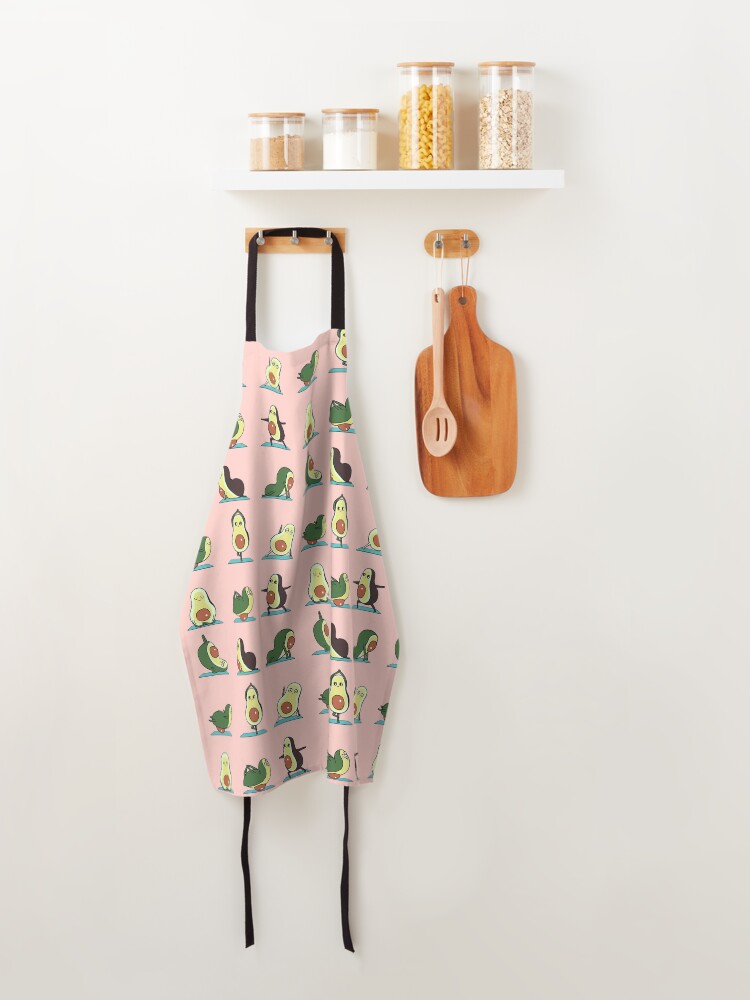 Alternate view of Avocado Yoga in Pink Apron