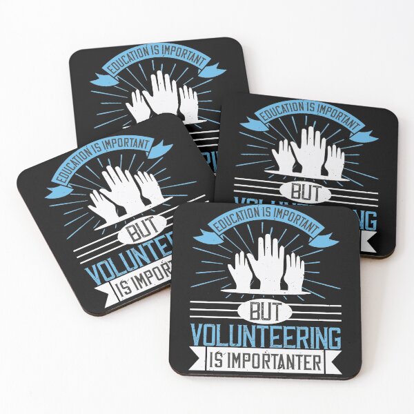 Item preview, Education Is Important But Volunteering Is Importanter designed and sold by GoodVibeDesign.