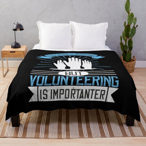 Item preview, Education Is Important But Volunteering Is Importanter designed and sold by GoodVibeDesign.
