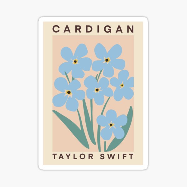 Taylor Swift Cardigan Sticker