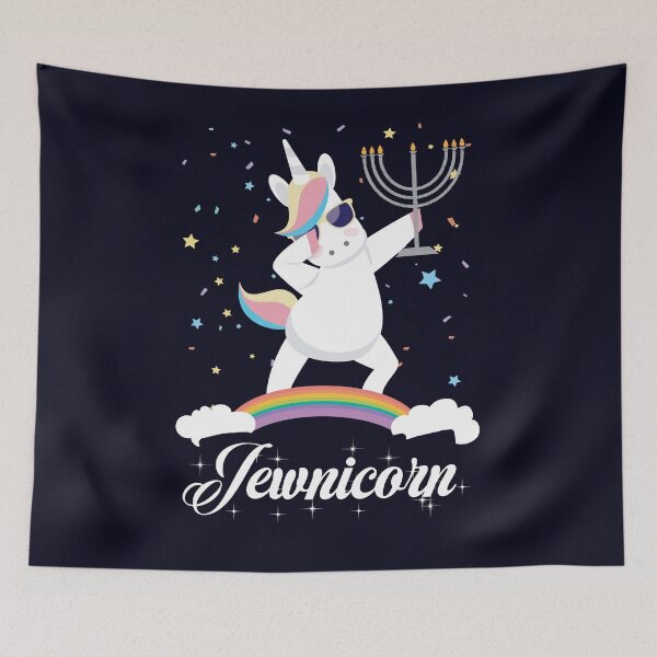 Item preview, Jewnicorn Hanukkah Unicorn designed and sold by mmos.