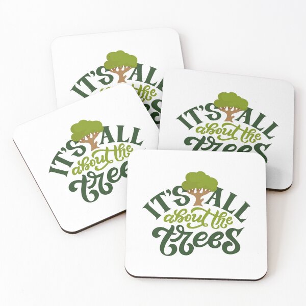 Item preview, It's all about the trees - Typography designed and sold by Goku Creations.