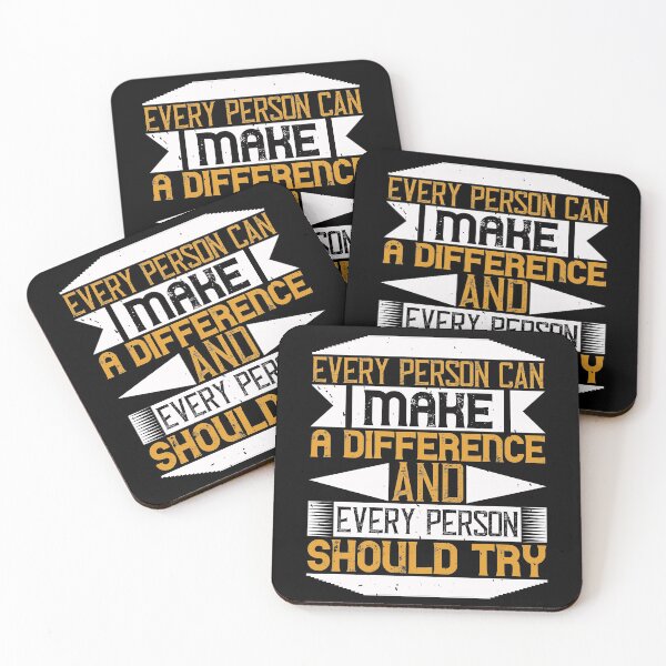 Item preview, Every Person Can Make A Difference, And Every Person Should Try designed and sold by GoodVibeDesign.