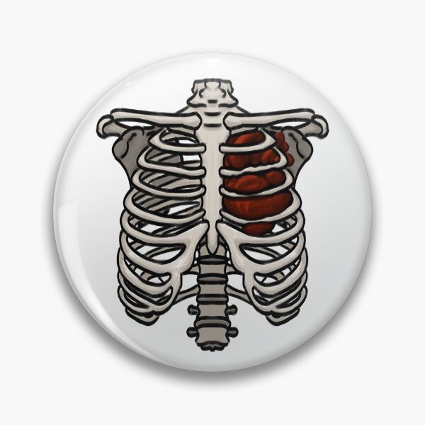 Item preview, Ribcage with Heart designed and sold by BluishLemonade.